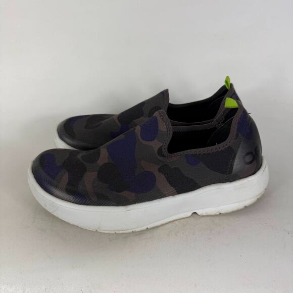 Oofos OOmg Comfort Sneakers Womens 7 Camouflage Slip On Low Top Round Toe Casual - Picture 5 of 10